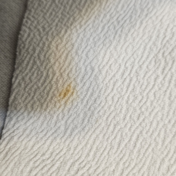 ZARA White Short Sleeve V Neck Tie Waist‎ Crepe Midi Dress Size S - Picture 8 of 8